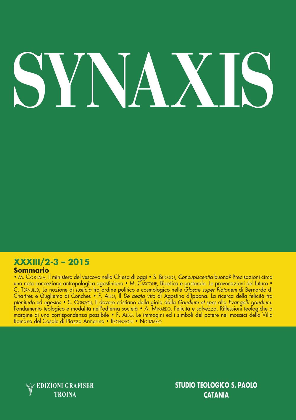 Synaxis. Vol. 2-3