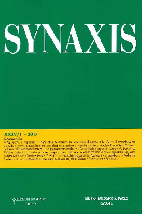 Sinaxis. Vol. 35