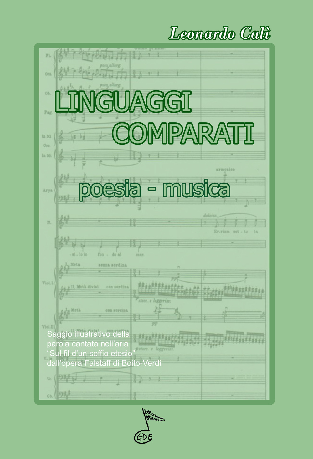Linguaggi comparati. Poesia, musica
