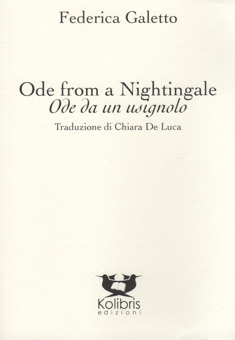 Ode from a nightingale-Ode da un usignolo