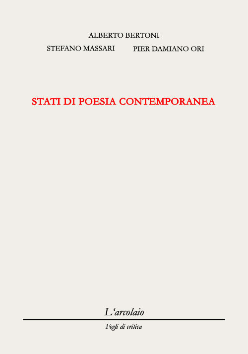 Stati di poesia contemporanea