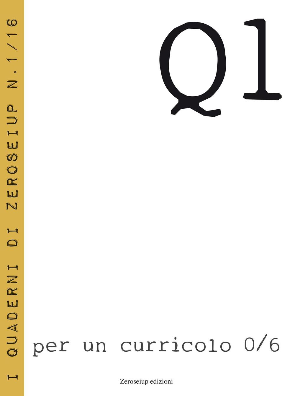 Per un curricolo 0/6