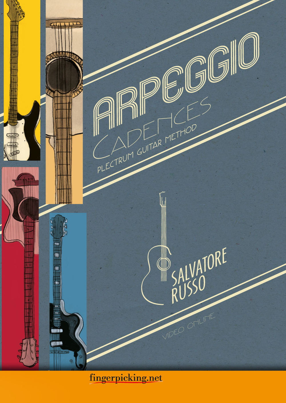 Arpeggio cadences. Plectrum guitar method