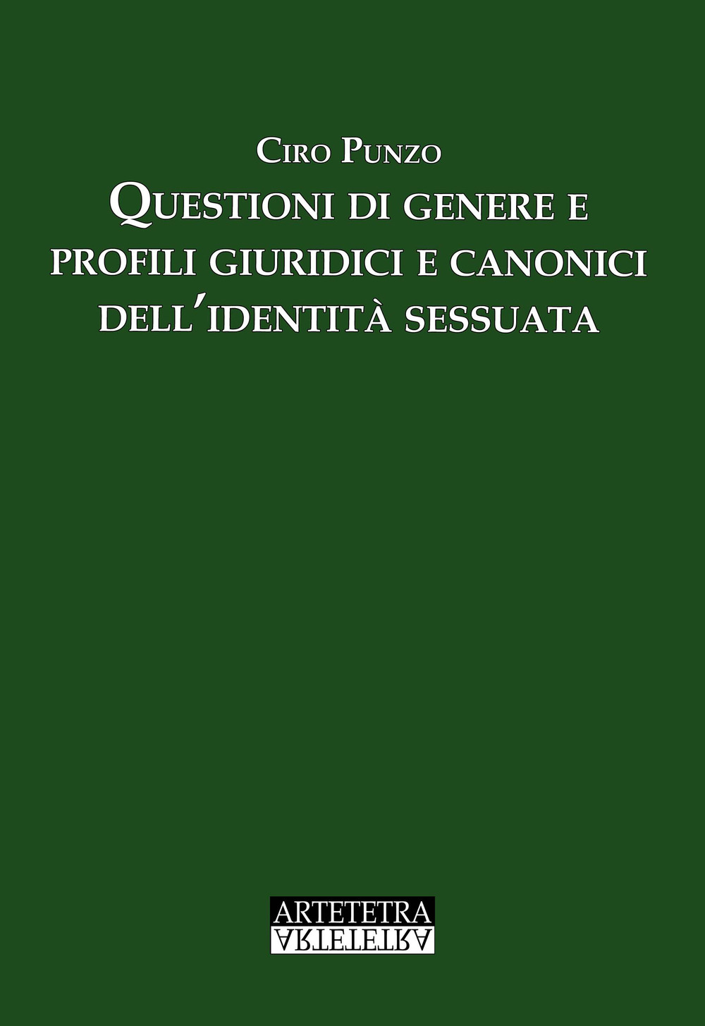 Questioni di genere e profili giuridici e canonici dell’identità sessuata
