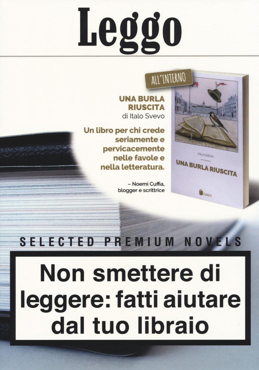 Leggo. Leggere crea indipendenza. Selected premium novels: Una burla riuscita