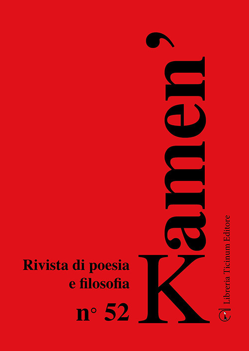 Kamen'. Rivista di poesia e filosofia. Vol. 52