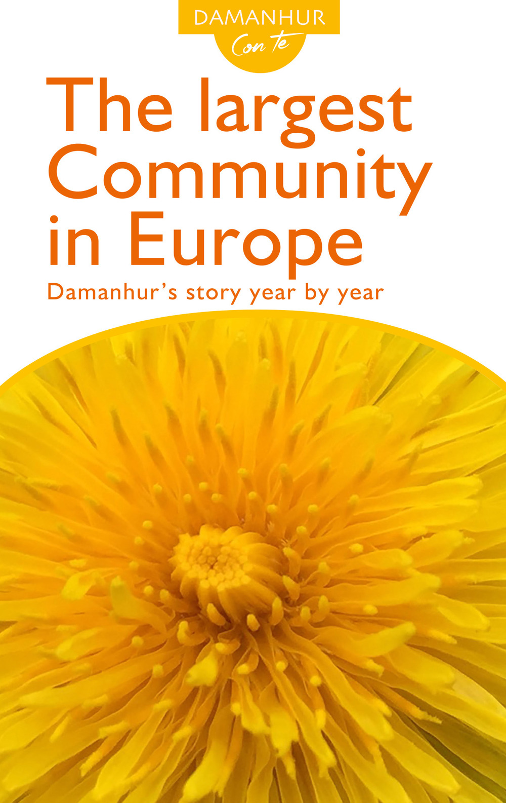 The largest community in Europe. Damanhur’s story year by year. Ediz. inglese e italiana