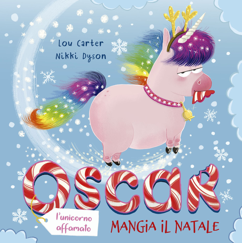 Oscar (l'unicorno affamato) mangia il Natale