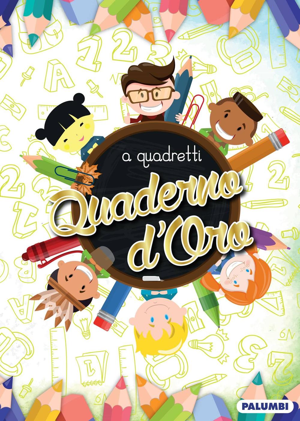 Quaderno d'oro quadretti mod.a