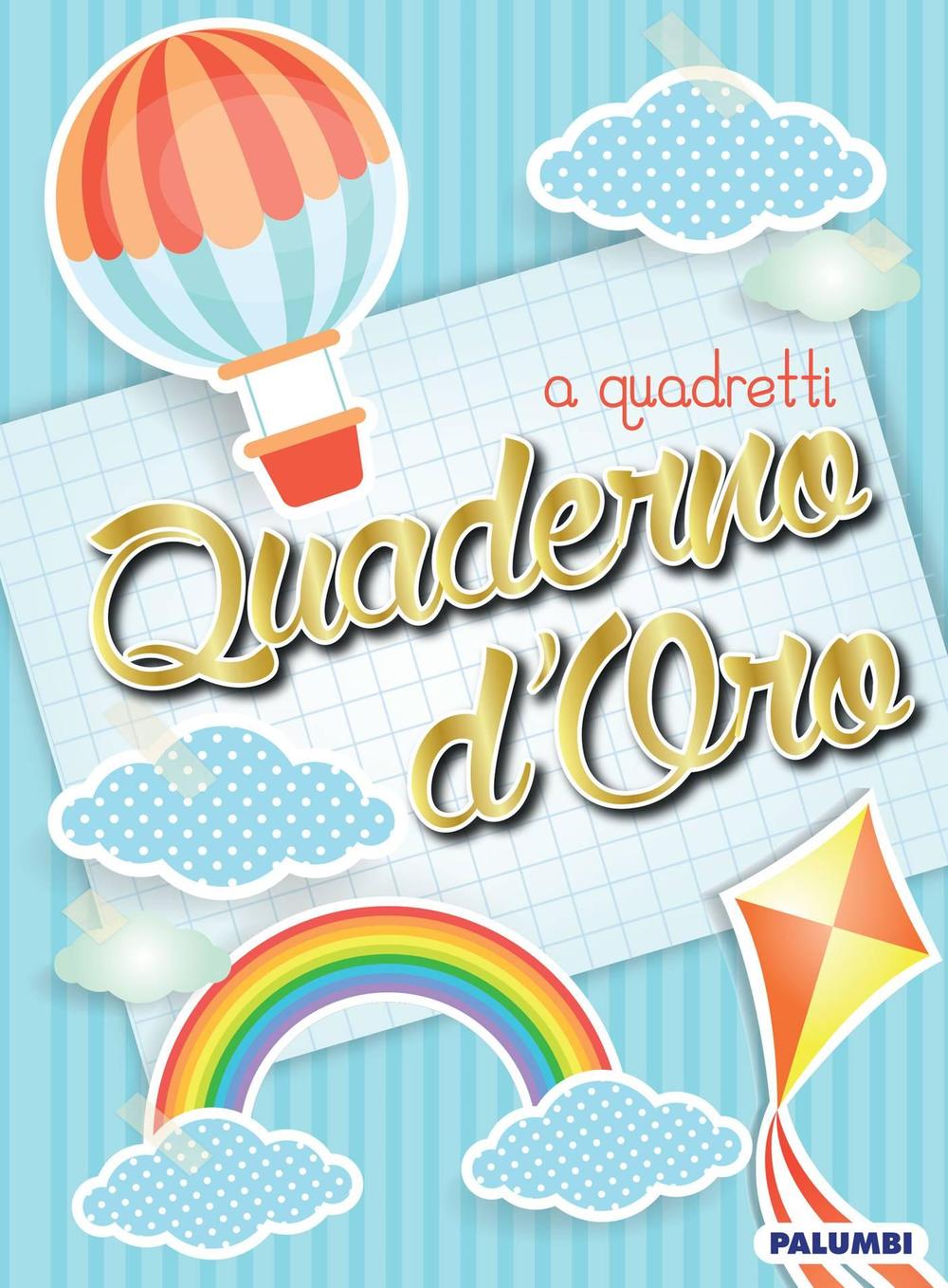 Quaderno d'oro quadretti mod.b