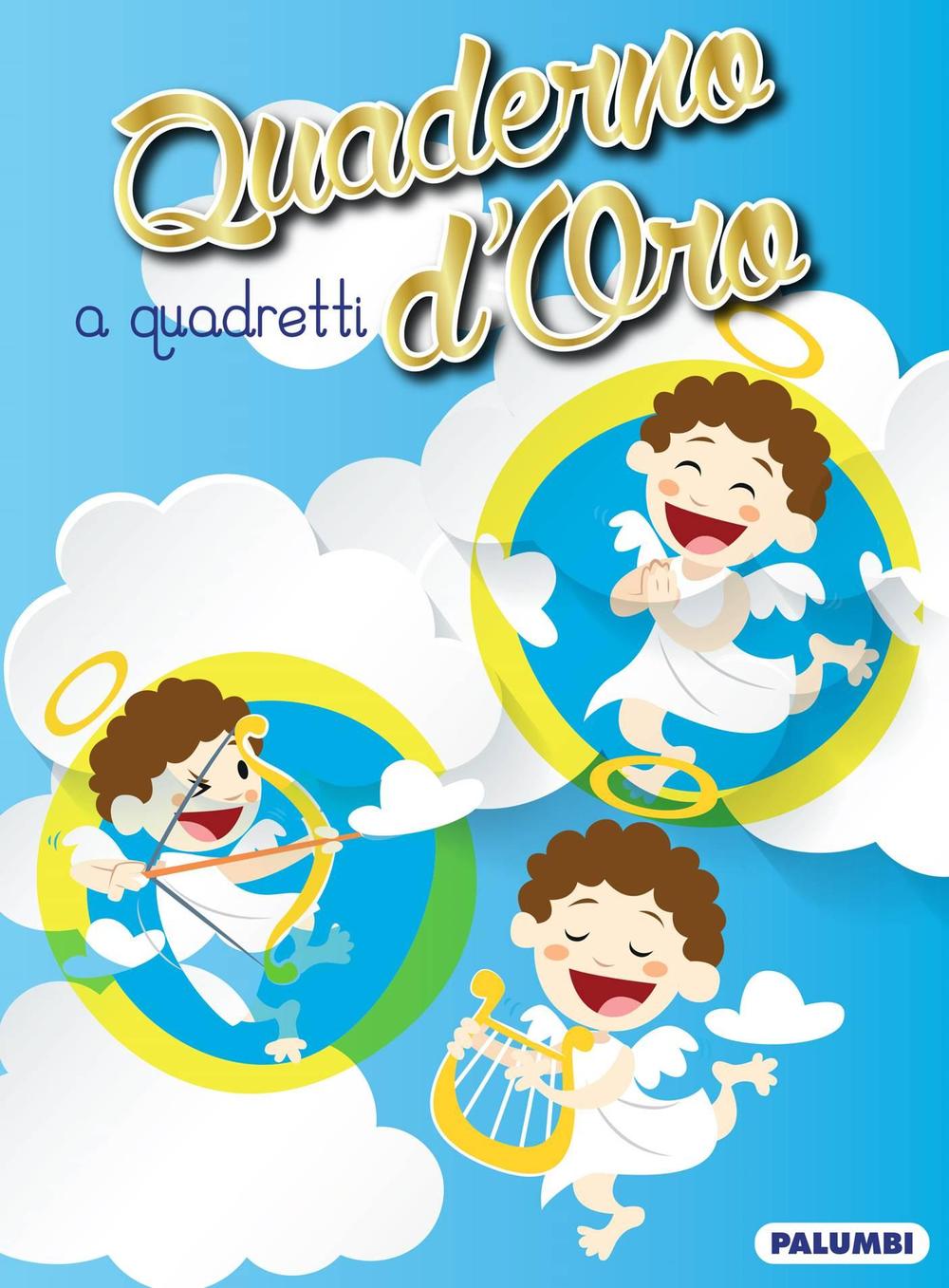 Quaderno d'oro quadretti mod.e