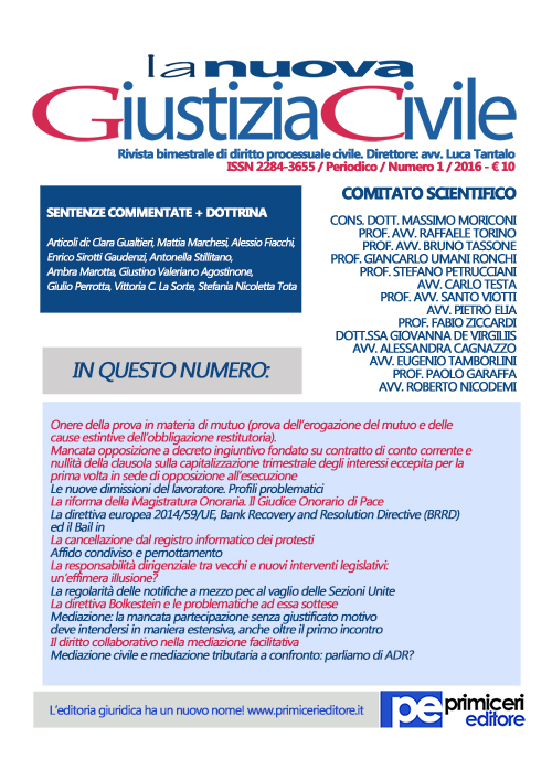 La nuova giustizia civile. Vol. 1