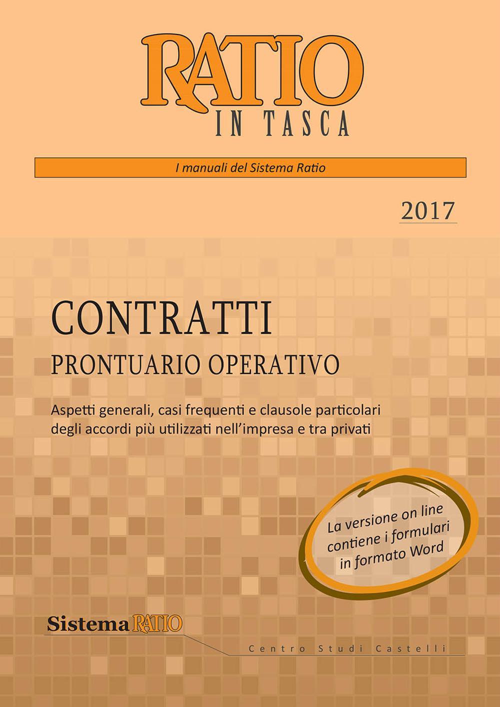 Contratti. Prontuario operativo 2017