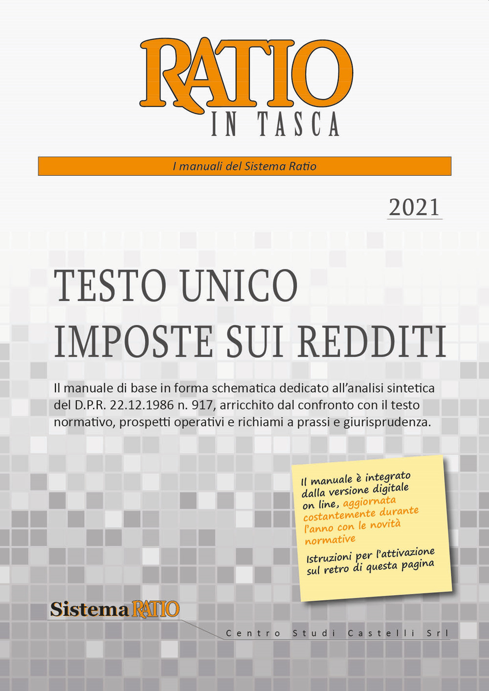 Testo unico imposte sui redditi 2021