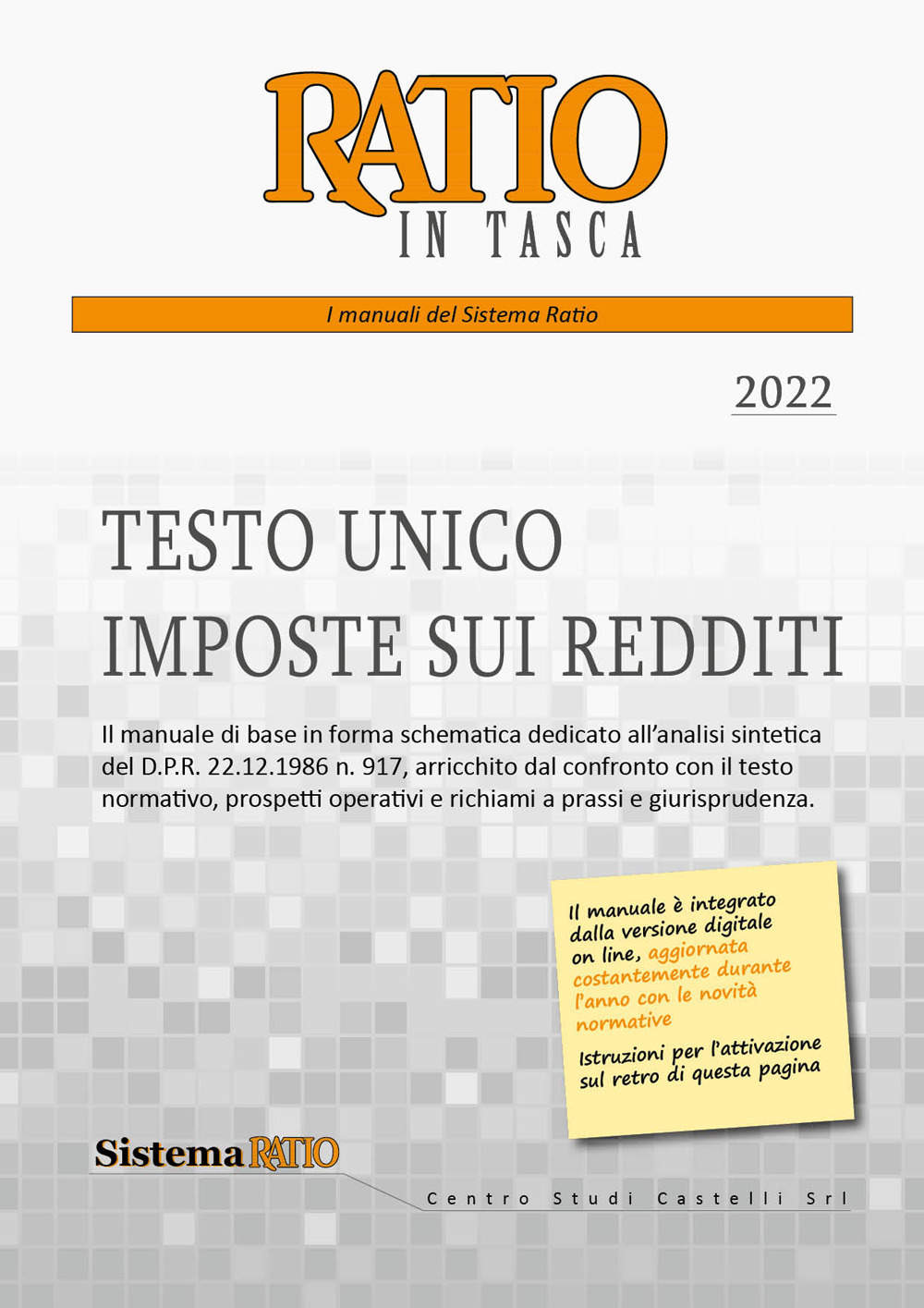 Testo unico imposte sui redditi 2022