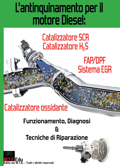 L'antinquinamento per il motore Diesel: catalizzatore SCR, catalizzatore H2S. FAP/DPF sistema EGR catalizzatore ossidante. Funzionamento, diagnosi & tecniche di riparazione