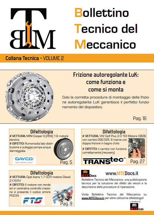 Bollettino tecnico del meccanico. BTM. Vol. 2