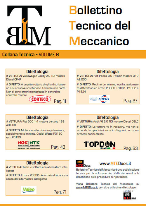 Bollettino tecnico del meccanico. BTM. Vol. 6