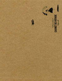 Carnet de voyage. Pagine bianche a leporello. Modello Albatros. Taccuino di viaggio, formato oblungo grande, carta bianca pesante per acquerello