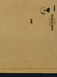 Carnet de voyage. Pagine bianche a leporello. Modello Albatros, formato piccolo. Taccuino di viaggio a fisarmonica per annotare le vostre emozioni e i vostri schizzi