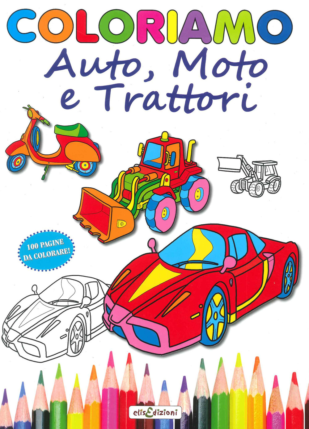Coloriamo auto, moto e trattori