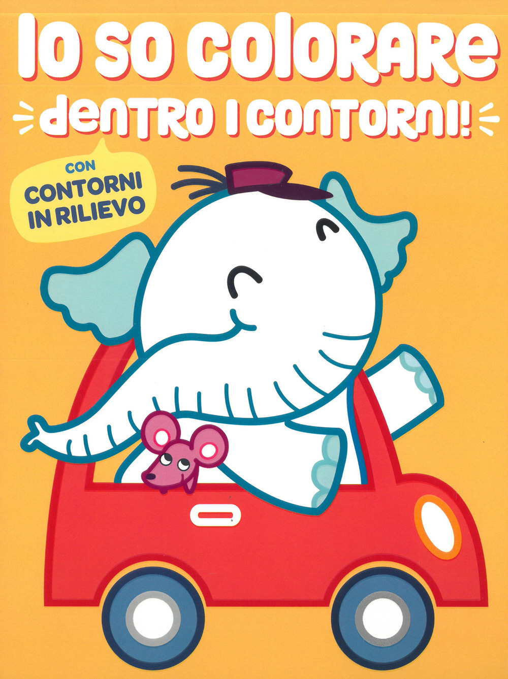 Io so colorare dentro i contorni. Elefante