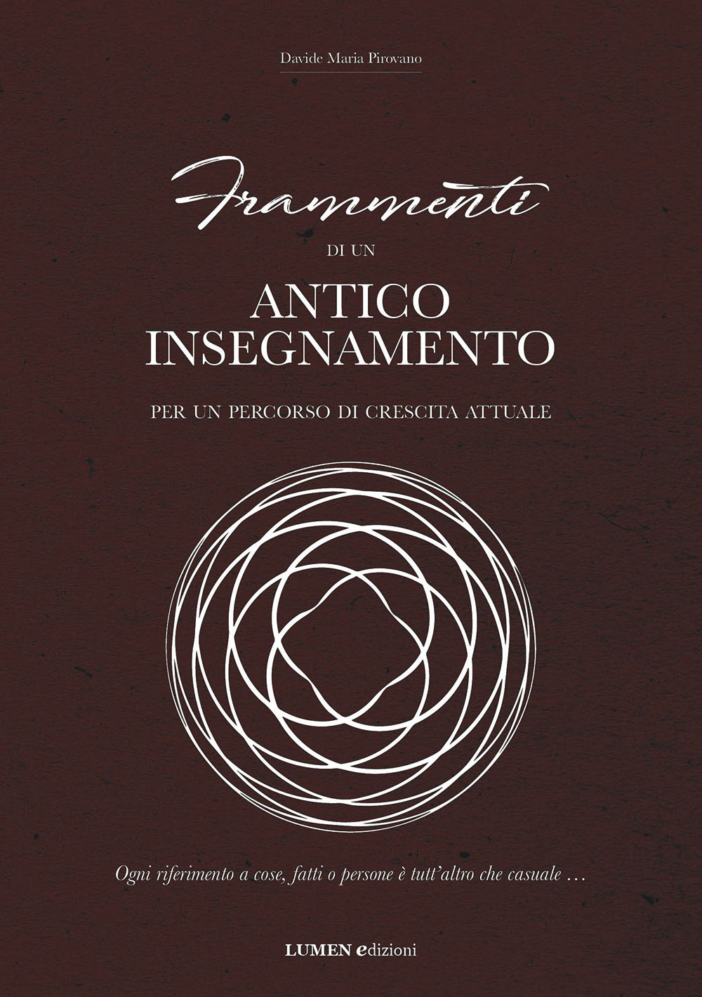 Frammenti di un antico insegnamento. Per un percorso di crescita attuale. Ogni riferimento a cose, fatti o persone è tutt'altro che casuale...