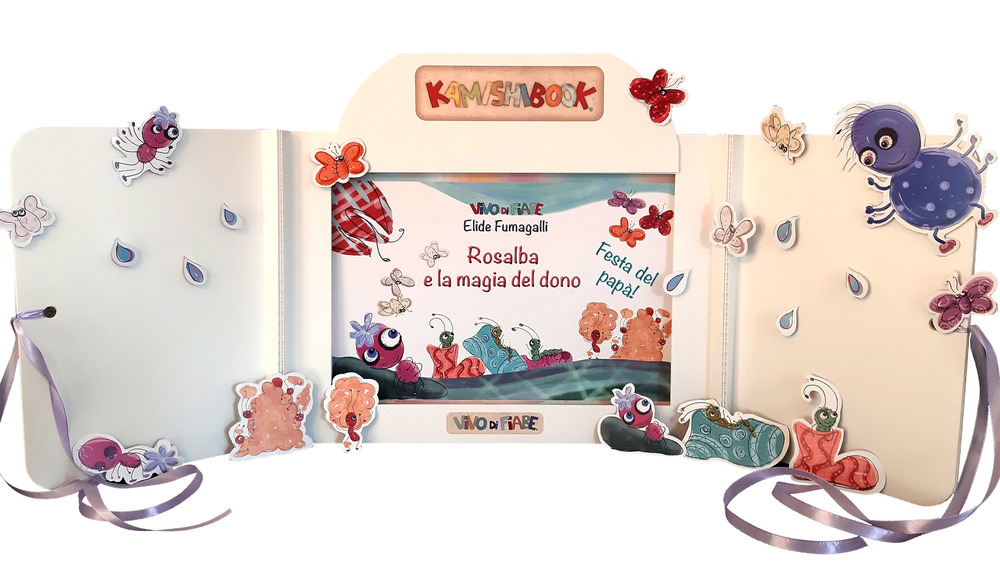 Festa del papà! Rosalba e la magia del dono. Testo in simboli. Kamishibai