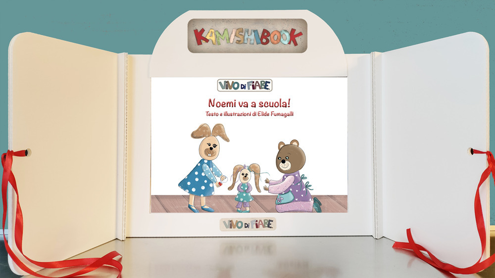 Noemi va a scuola! Con Kamishibai