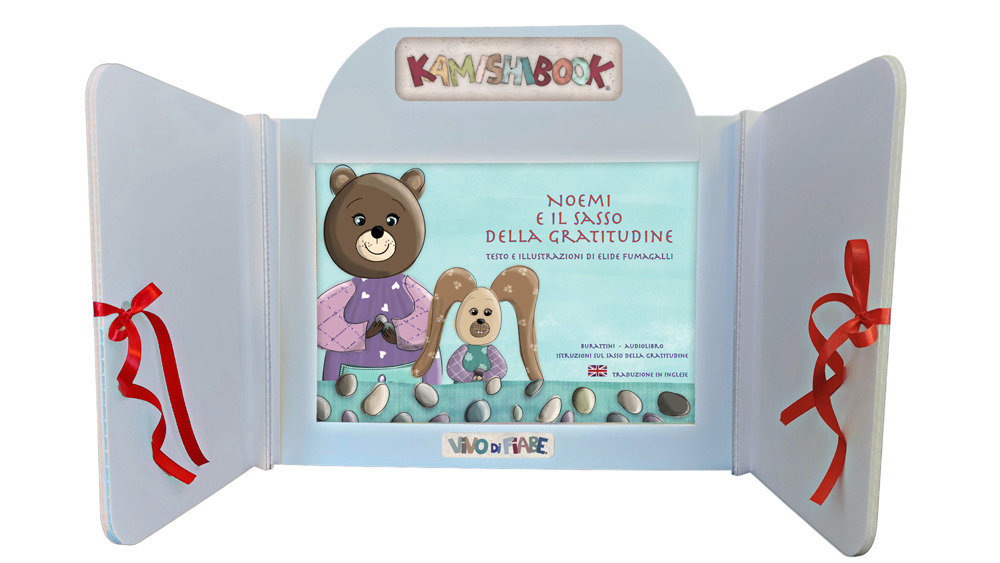 Noemi e il sasso della gratitudine. Kamishibai con schede. Ediz. italiana e inglese