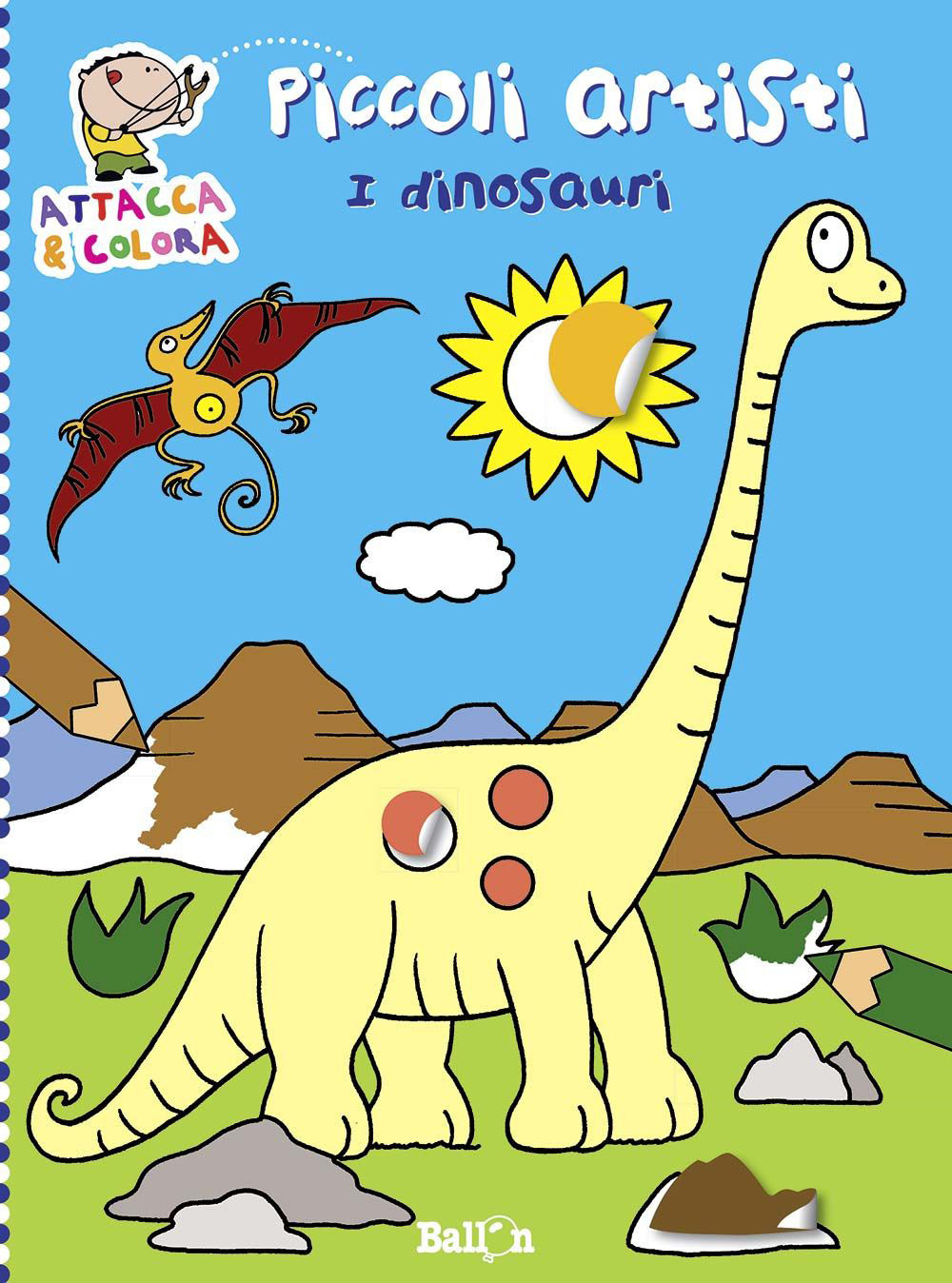 I dinosauri. Piccoli artisti. Album con stickers