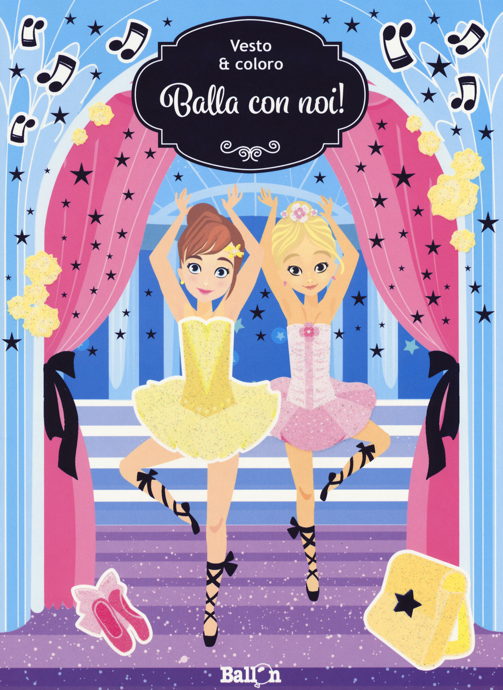 Balla con noi! Vesto & coloro. Con adesivi