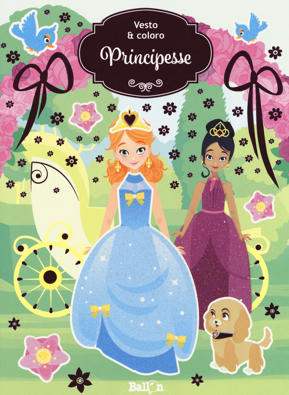 Principesse. Vesto & coloro. Con adesivi