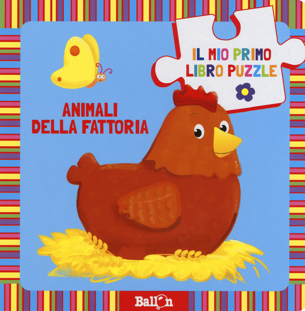 Animali della fattoria. Il mio primo libro puzzle