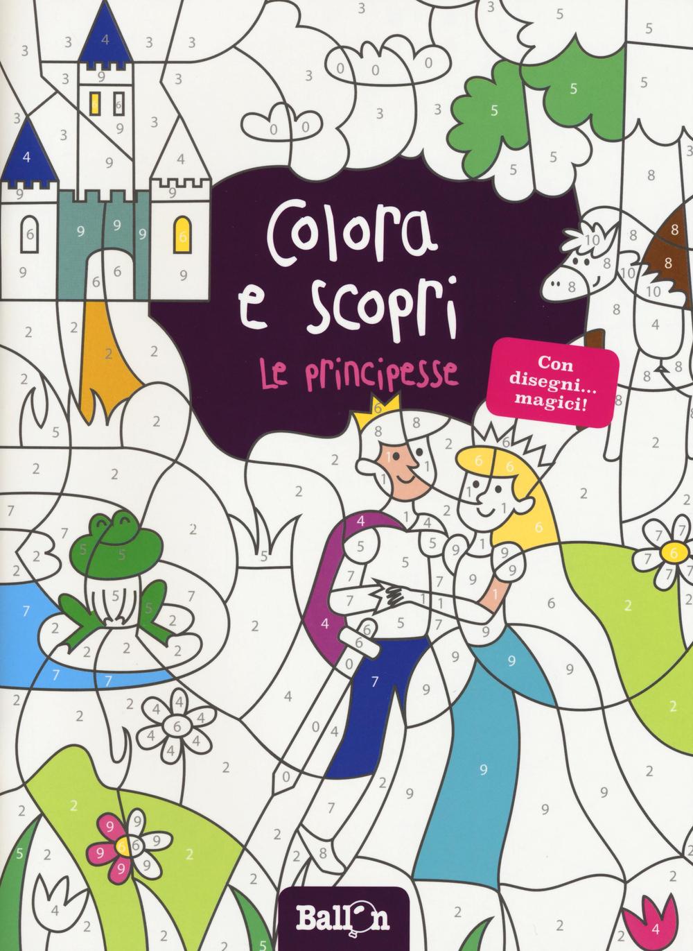 Le principesse. Colora e scopri