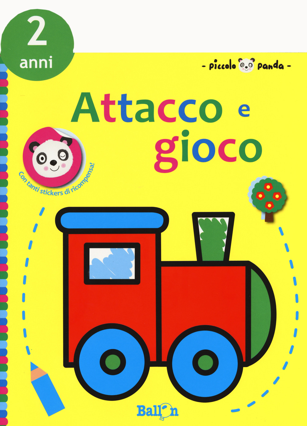 Piccolo panda. Attacco e gioco. 2 anni. Con adesivi (giallo)