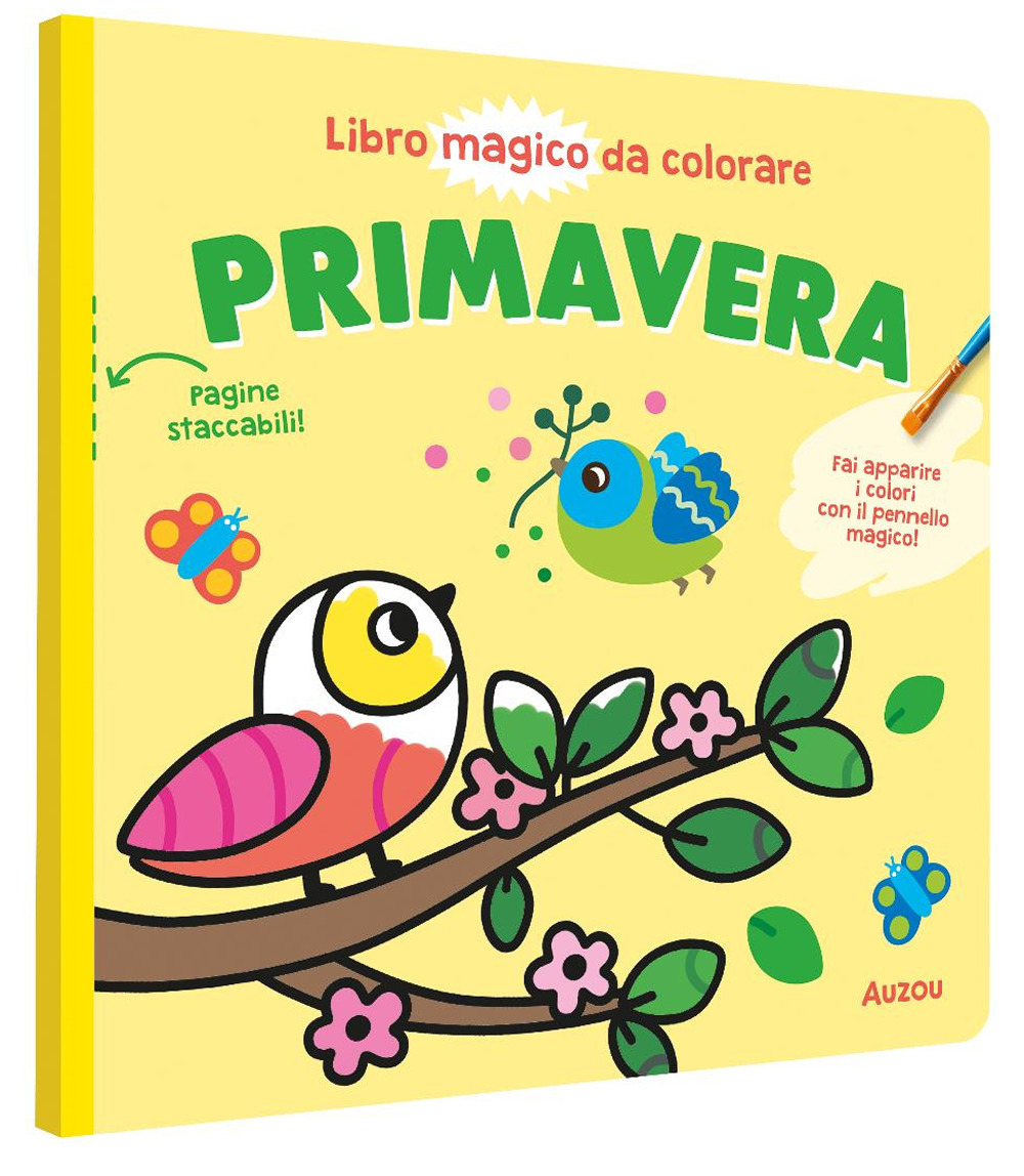 Primavera. Libro magico da colorare