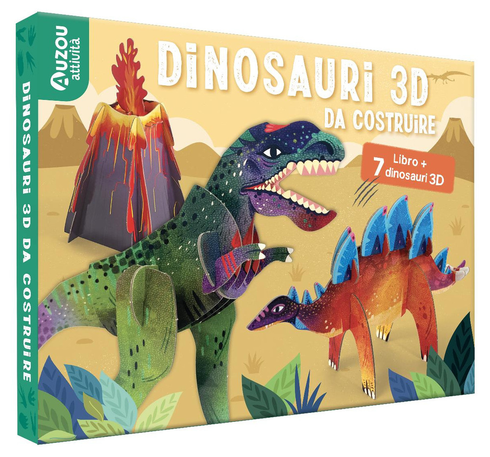 Dinosauri 3D da costruire