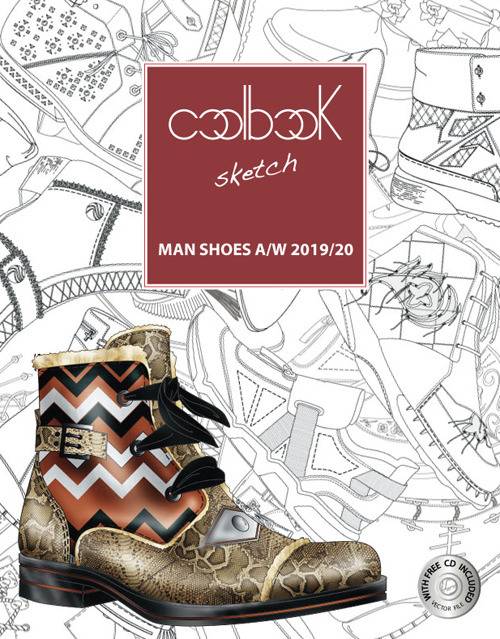 Man shoes A/W 2019/2020. Coolbook sketch. Ediz. italiana e inglese