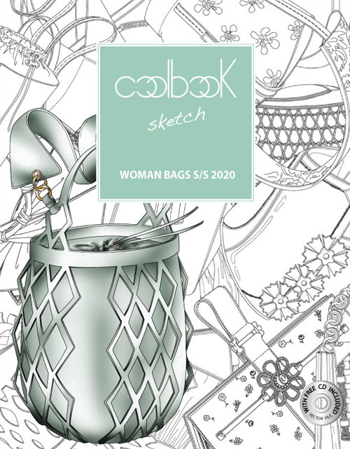 Woman bags S/S 2020. Coolbook sketch. Ediz. italiana e inglese