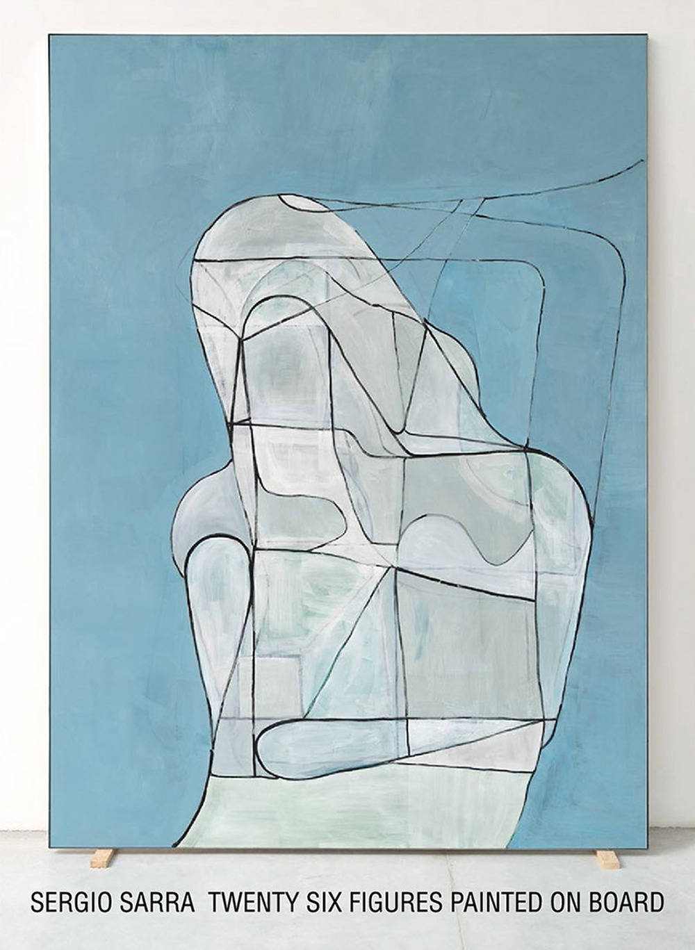 Sergio Sarra twenty six figures painted on board. Ediz. italiana e inglese