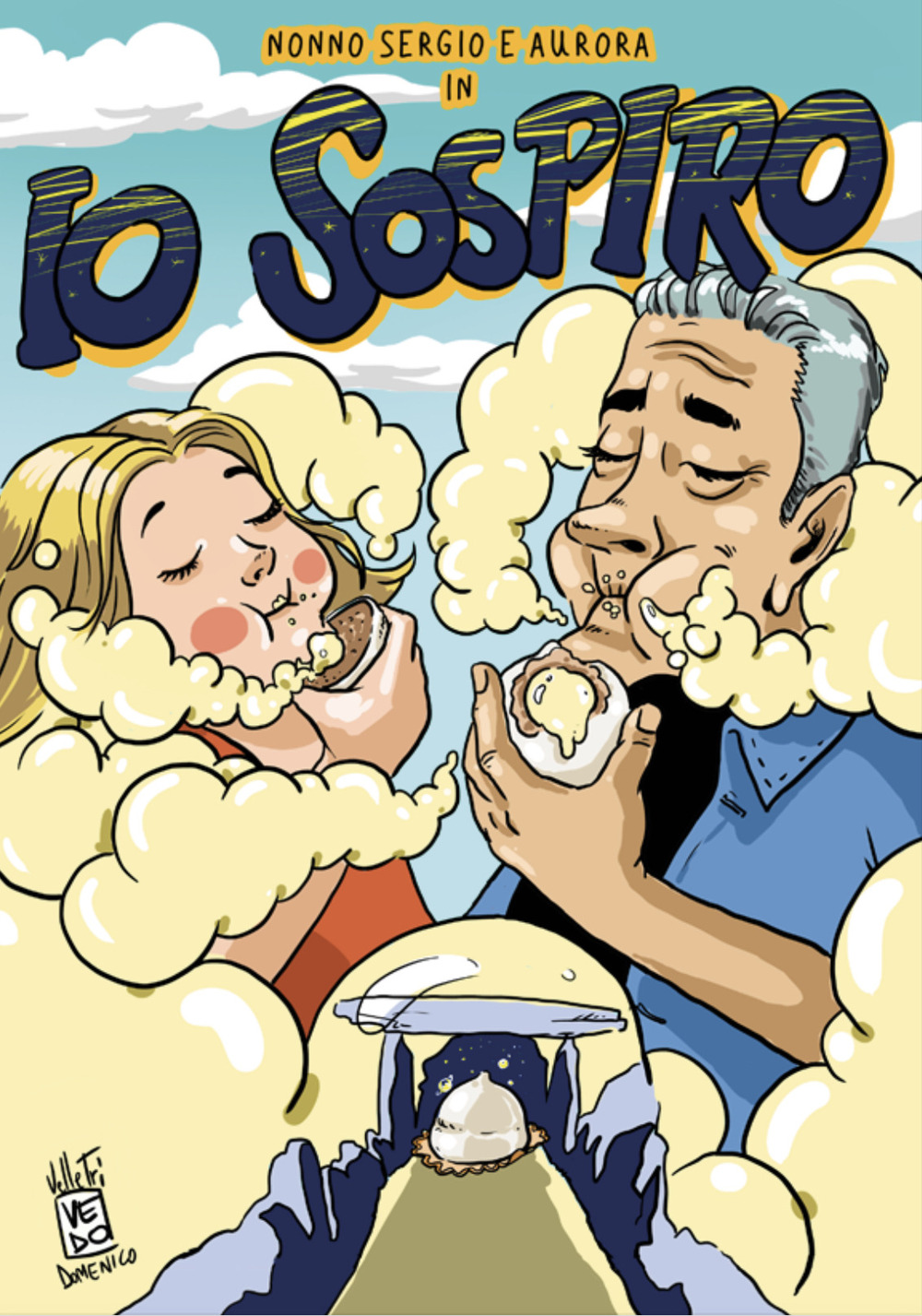 Nonno Sergio e Aurora in io sospiro