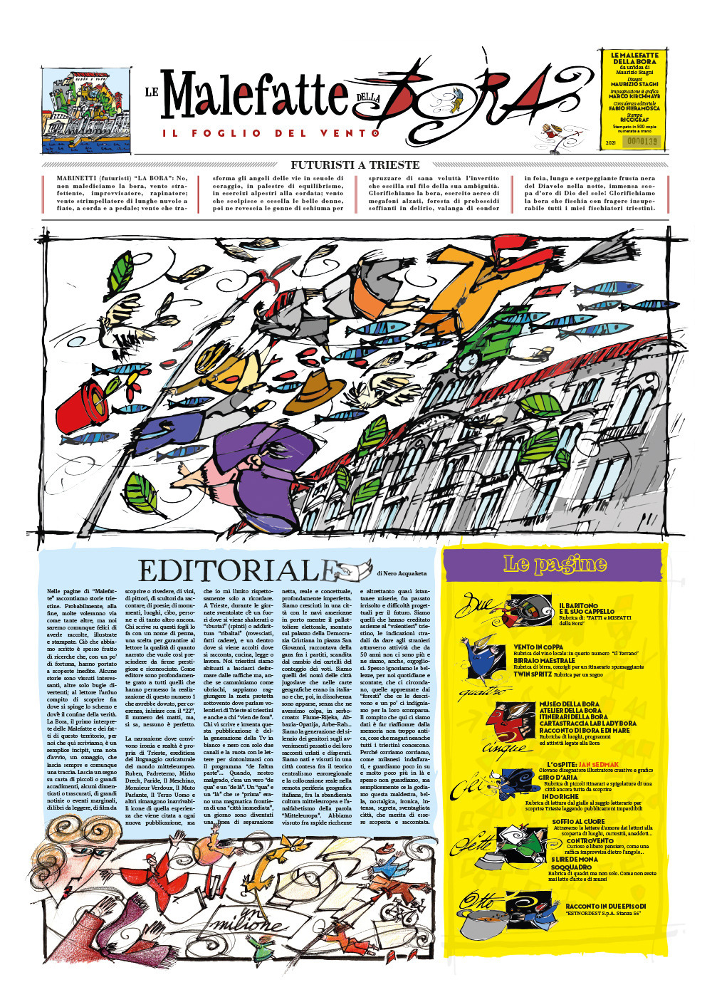 Le malefatte della bora. Il foglio del Vento. Trieste (s)velata in direzione estnordest