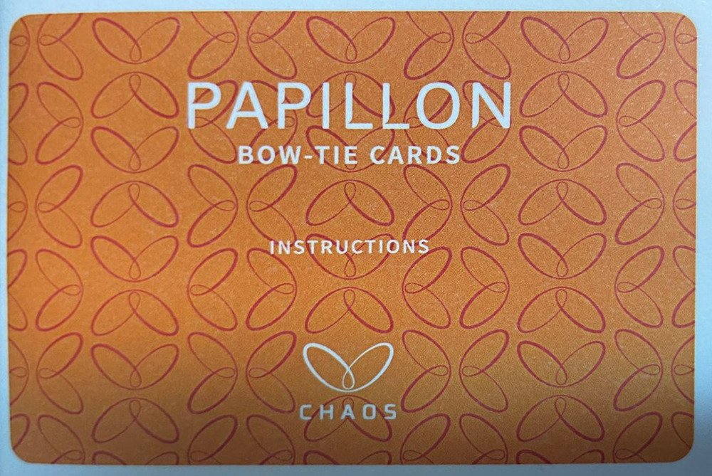 Papillon. Bow-Tie Cards