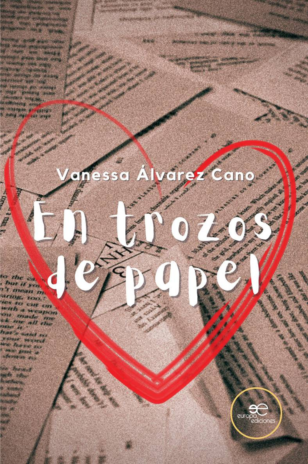 En trozos de papel