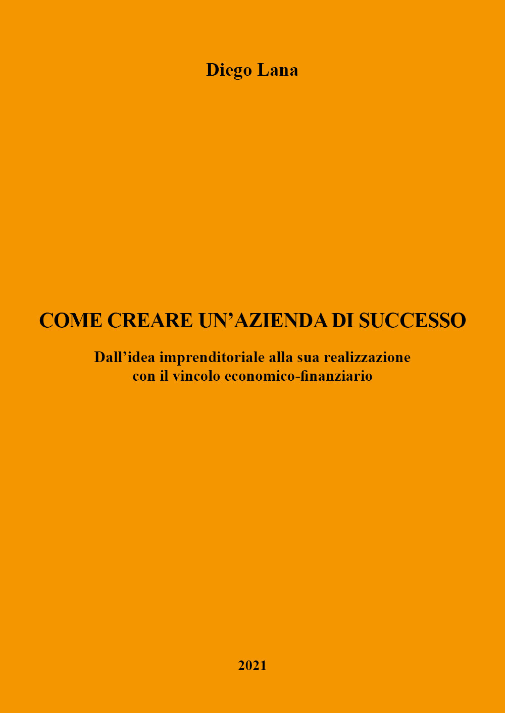 Come creare un'azienda di successo. Dall'idea imprenditoriale alla sua realizzazione con il vincolo economico-finanziario