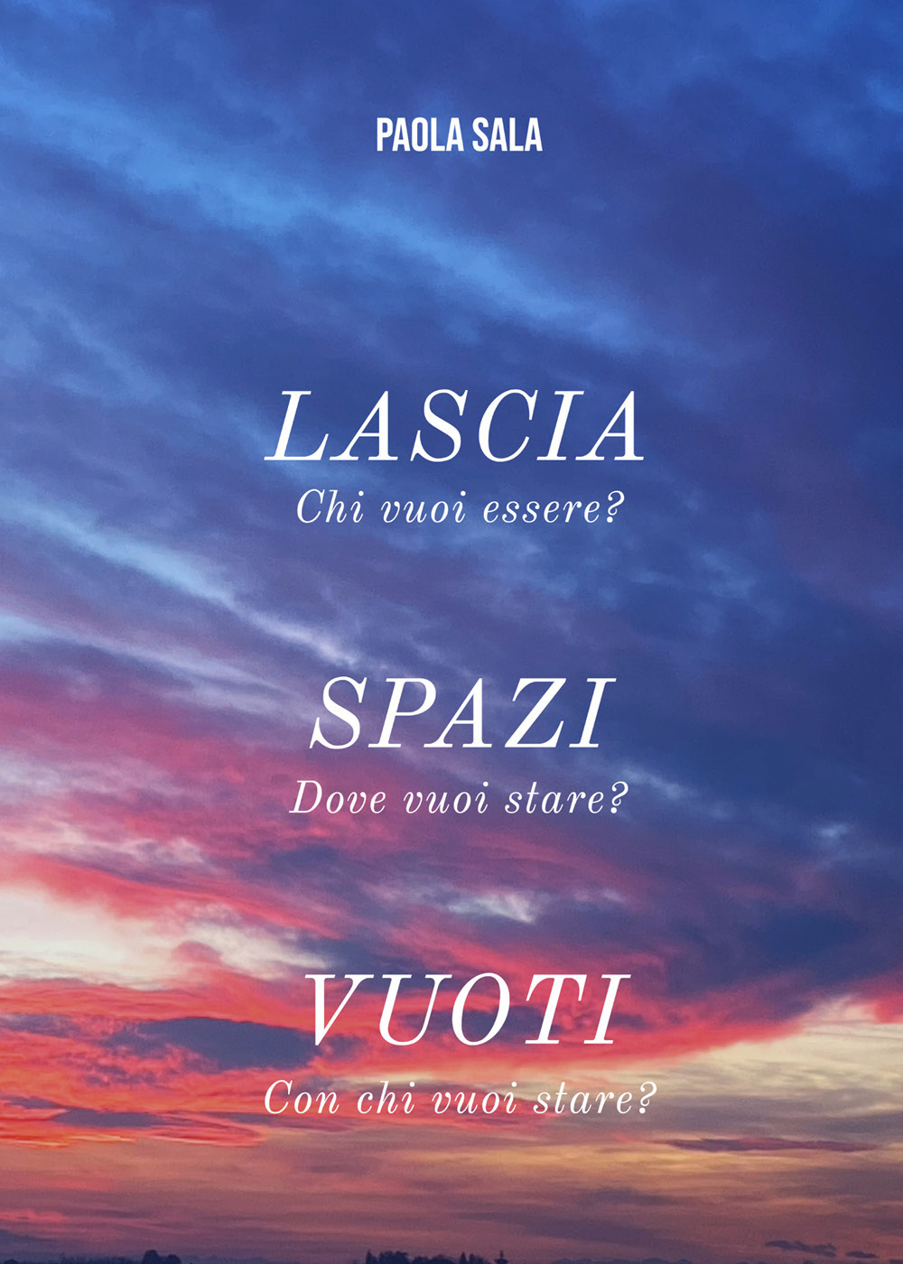 Lascia spazi vuoti