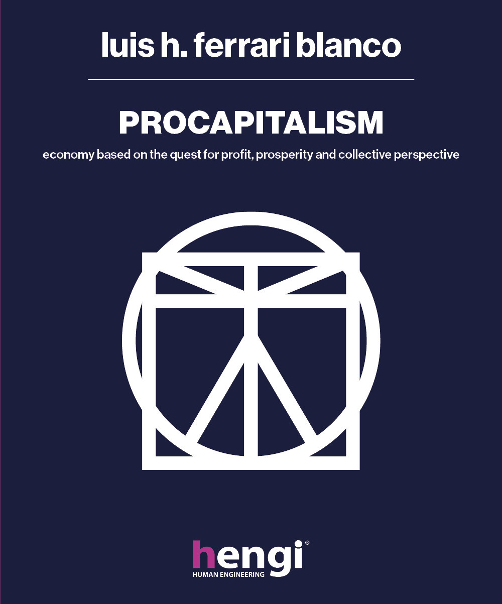 Procapitalism. Economy based on the quest for profit, prosperity and collective perspective