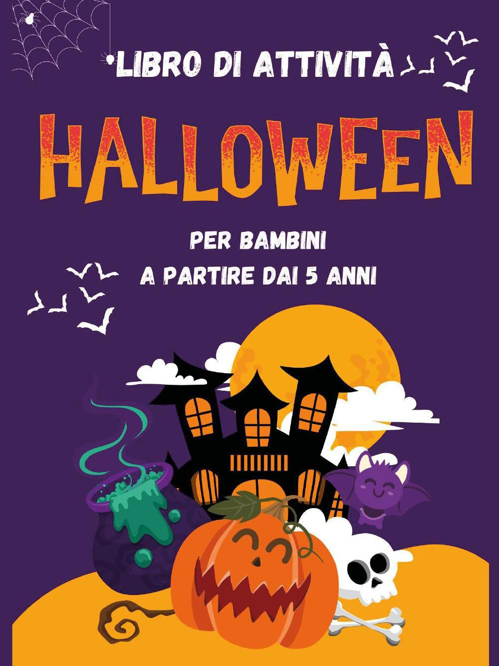 Libro di attività di Halloween 5-7 anni
