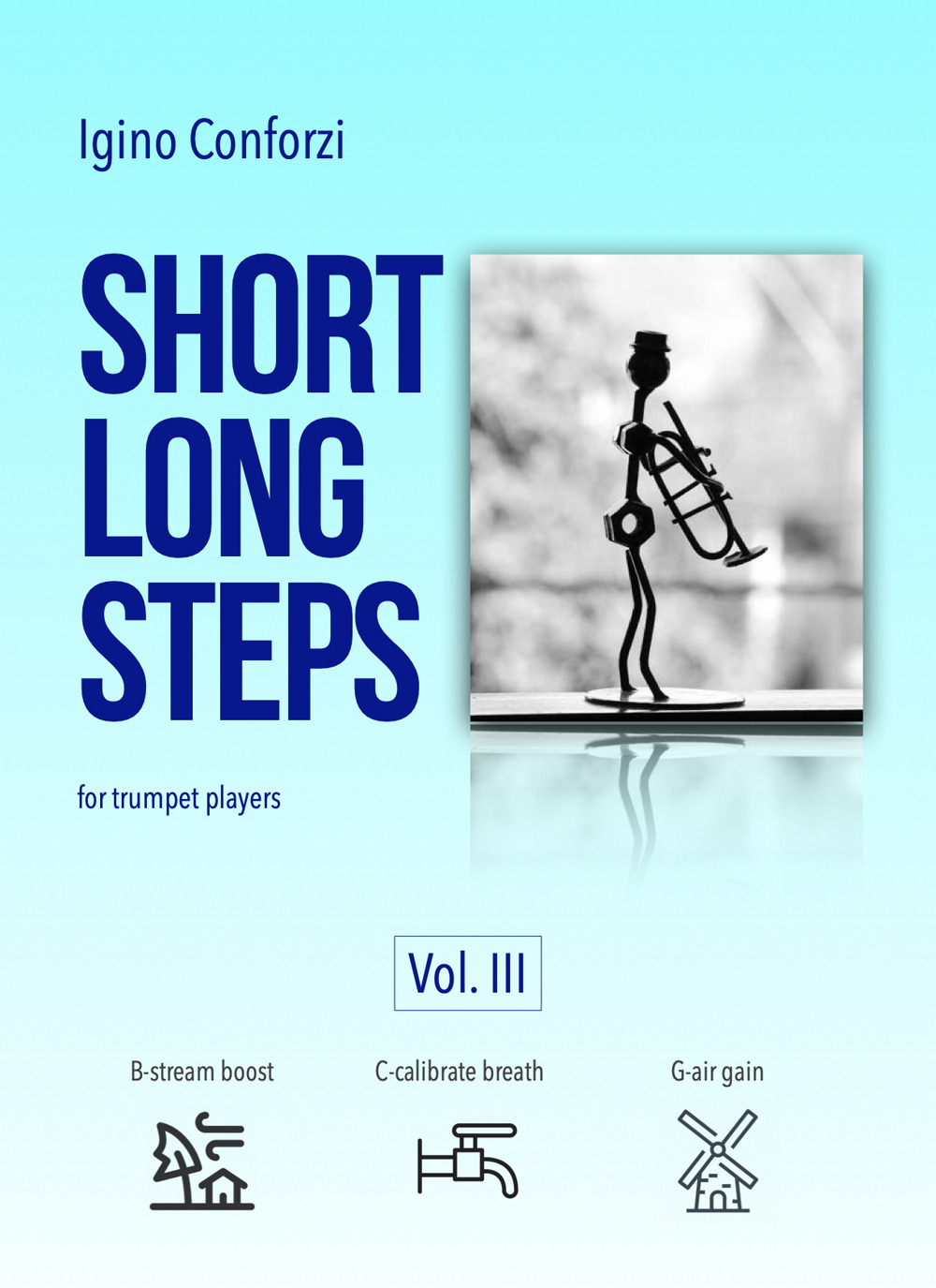 Short long steps. For trumpet players. Metodo. Vol. 3